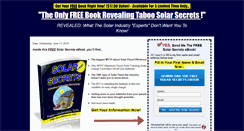 Desktop Screenshot of freesolarsecrets.com